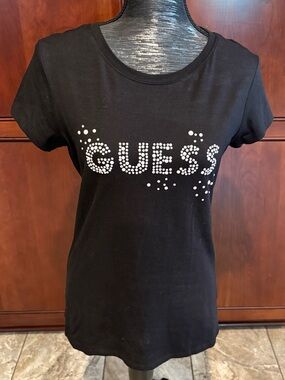 Guess Black Short Sleeve Tee